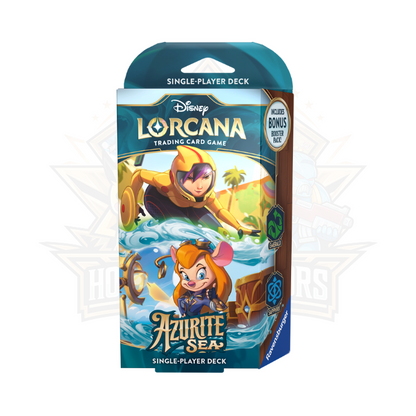 Disney Lorcana S6 Azurite Sea Single-Player Starter Deck: Emerald & Sapphire