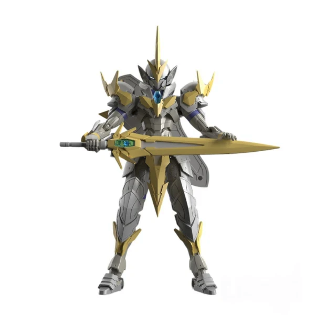 Bandai 30MF Liber Holy Knight 30 Minutes Fantasy all-in-one model kit with Holy Knight armour sword shield fully posable silhouette - Hobby Collectors Australia