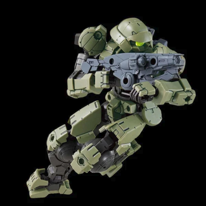 Bandai 30MM 1/144 bEXM-15 Portanova Green Byron Army EXAMAC model kit with short rifle knuckle guard Roy-Roy backpack hardpoints - Hobby Collectors Australia