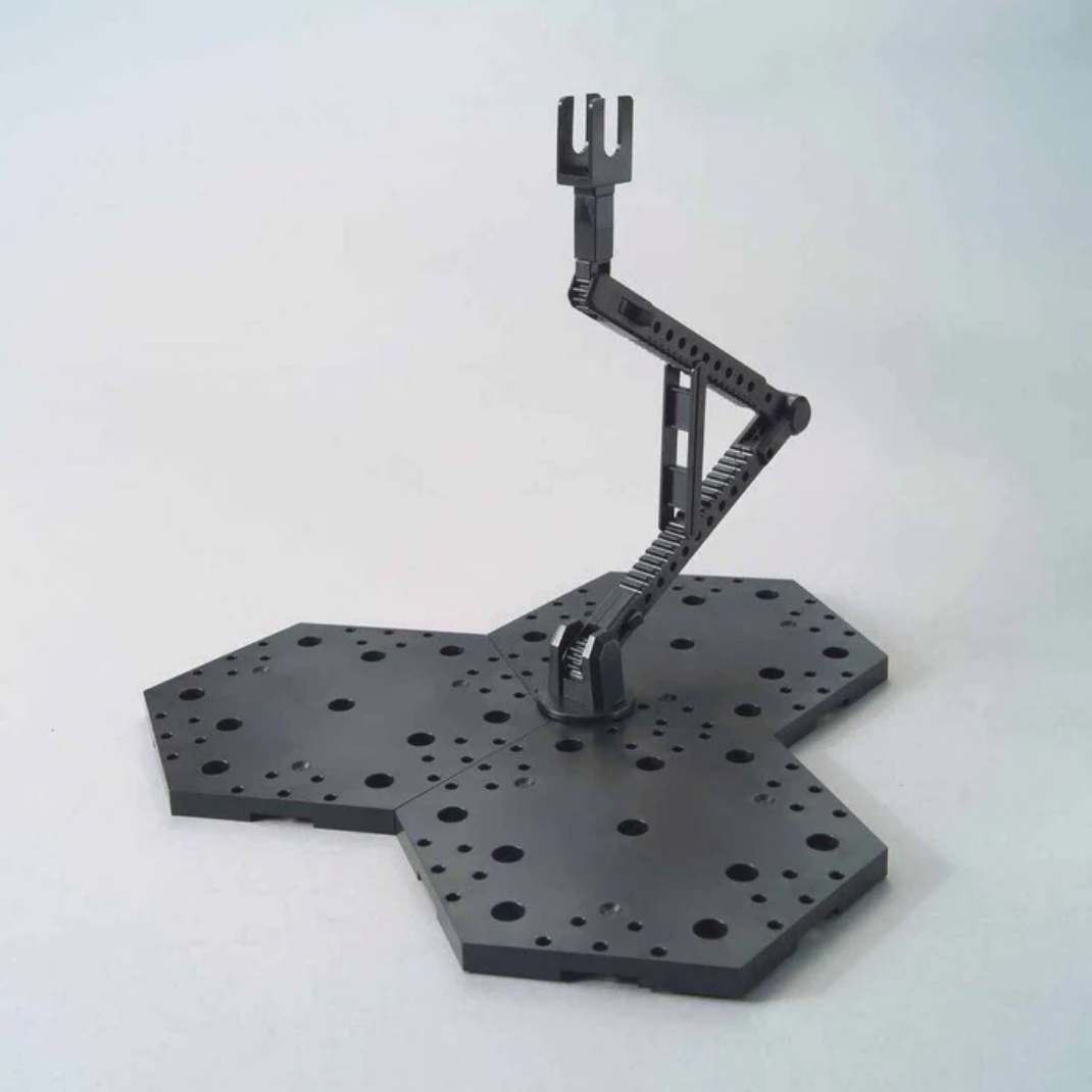 BandaiActionBase4Black_1100_1144ScaleGunplaDisplayStand_G5058815 - Hobby Collectors Australia