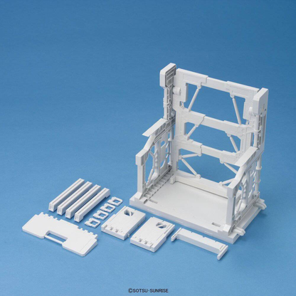 Bandai Builders Parts HD: System Base 001 (White) – 1/144 Scale Display Stand – G5058285