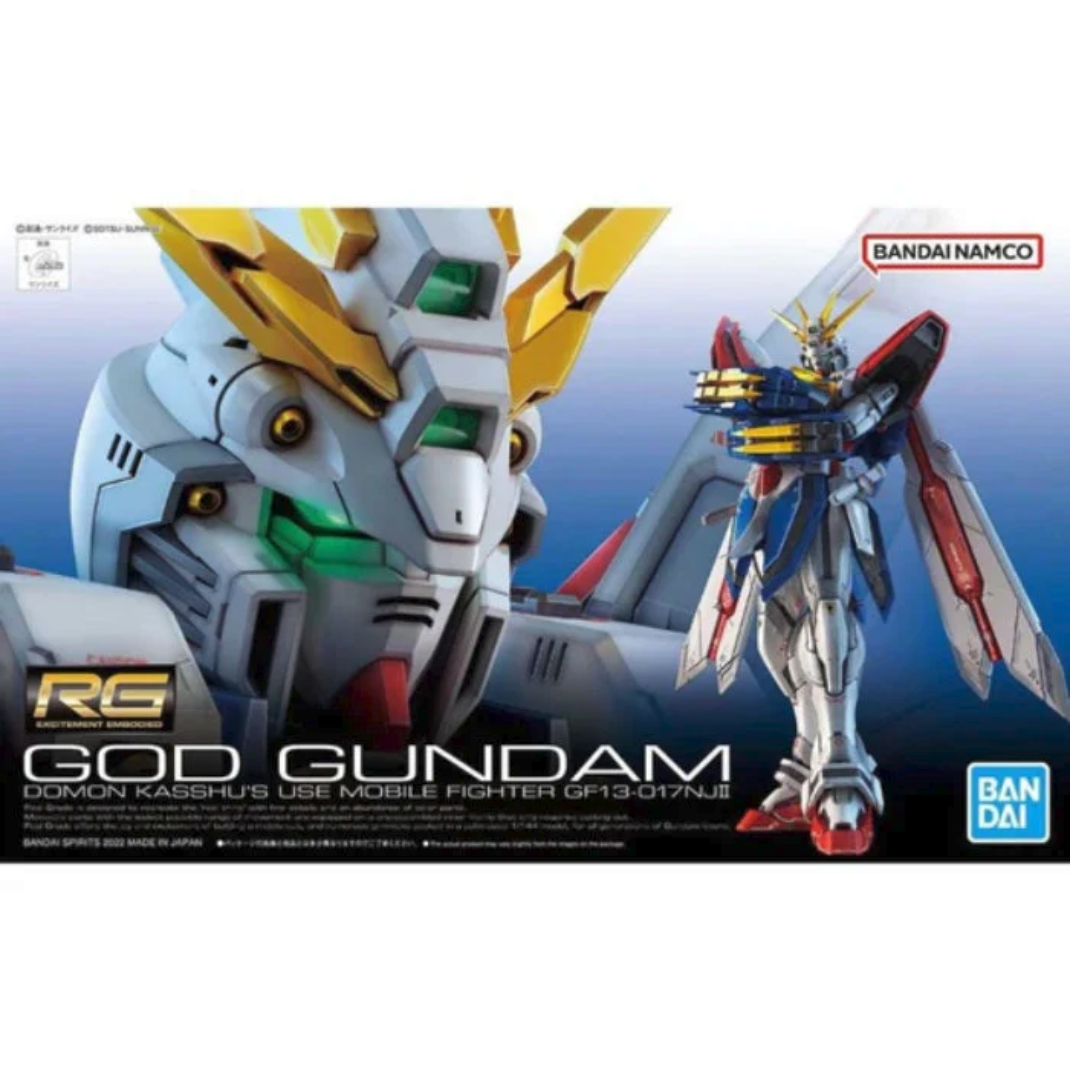 Bandai GF13-017NJII God Gundam (Burning Gundam) – High-Detail Model Kit