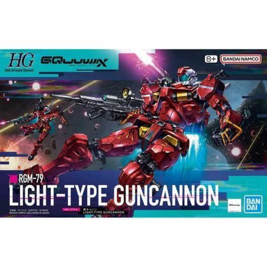 Bandai Gunpla: HG 1/144 Light-Type Guncannon — Mobile Suit Gundam GQuuuuuuX Model Kit