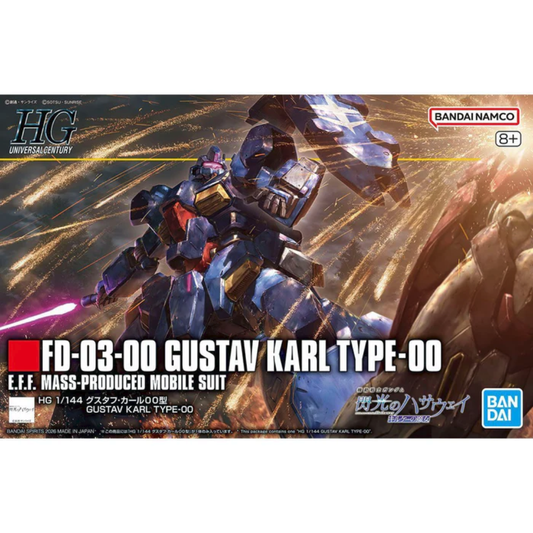 Bandai HG 1/144 Gustav Karl Type-00 – Mobile Suit Gundam: Hathaway's Flash Model Kit