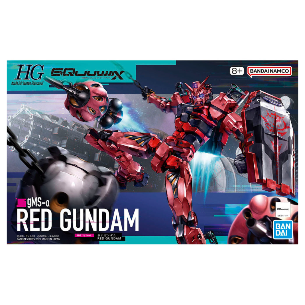 Bandai HG 1/144 Red Gundam – Mobile Suit Gundam GQuuuuuuX – High Grade Model Kit – G5068569