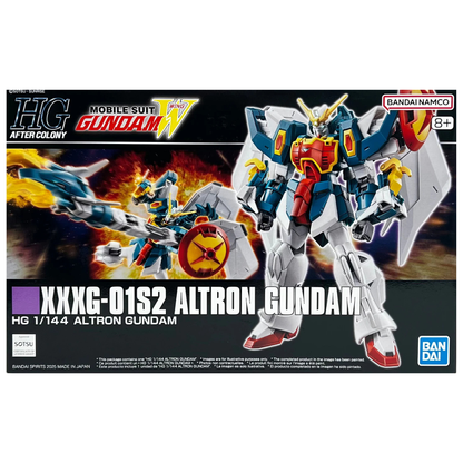 Bandai HGAC 1/144 Altron Gundam Mobile Suit Gundam Wing Model Kit box art.