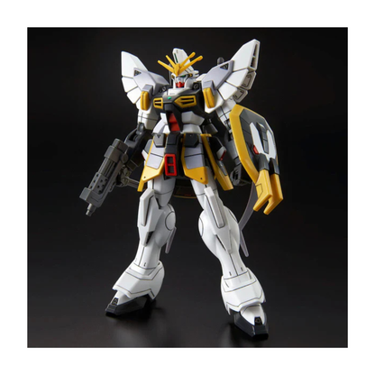 Gundam Sandrock Custom HGAC kit aiming the Beam Machine Gun.