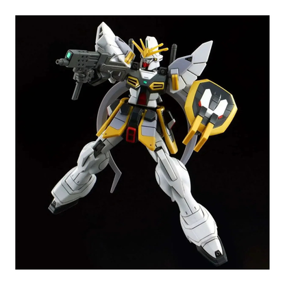 Gundam Sandrock Custom HGAC kit aiming the Beam Machine Gun.