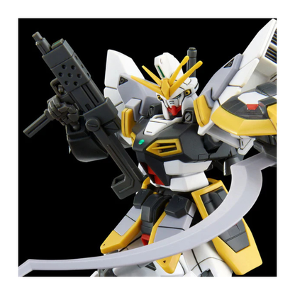 Gundam Sandrock Custom HGAC kit aiming the Beam Machine Gun.