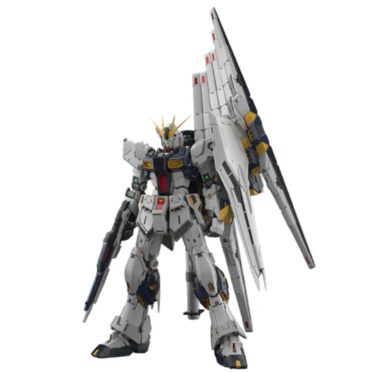 Bandai PG Unleashed 1/60 RX-93 Nu Gundam Perfect Grade model kit with Fin Funnels and display base - Hobby Collectors Australia