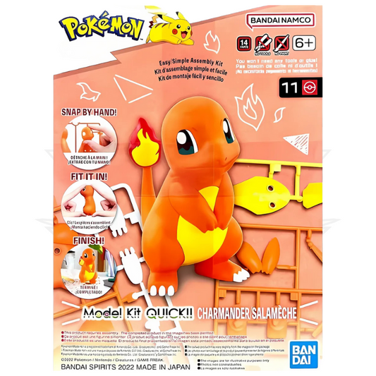 Bandai Pokemon Model Kit Quick!! 11 Charmander