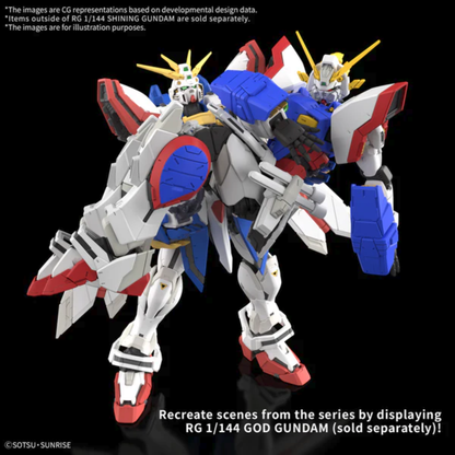 Bandai RG 1/144 Shining Gundam #42 – Mobile Fighter G Gundam Model Kit