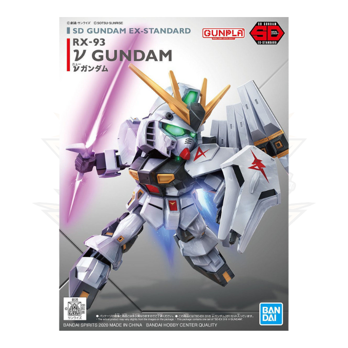 Bandai SD Gundam EX-Standard Nu Gundam Model Kit