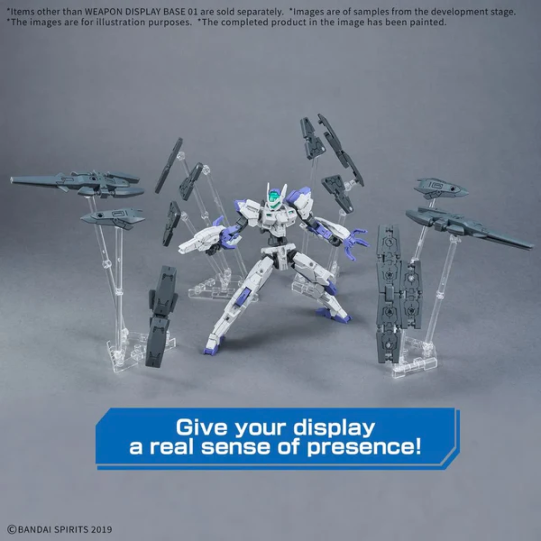 BandaiShokuganWeaponDisplayBase01_ClearModularArmouryStandfor1144_1100ScaleModelKits_G5072004_aeaa4f0b-5ad4-4a32-846d-f9ae91864f31 - Hobby Collectors Australia