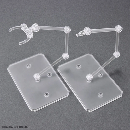 BandaiSpiritsActionBase6_ClearColor_1144ScaleDisplayStandSet_G50642142 - Hobby Collectors Australia
