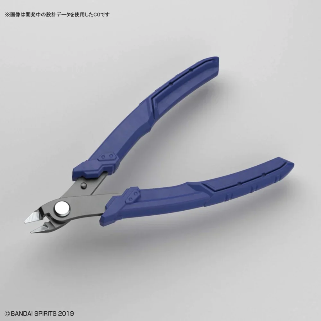 The Bandai Spirits Build Up Nipper (G5064210) showing the blue-handled side cutters designed for plastic model kit assembly.