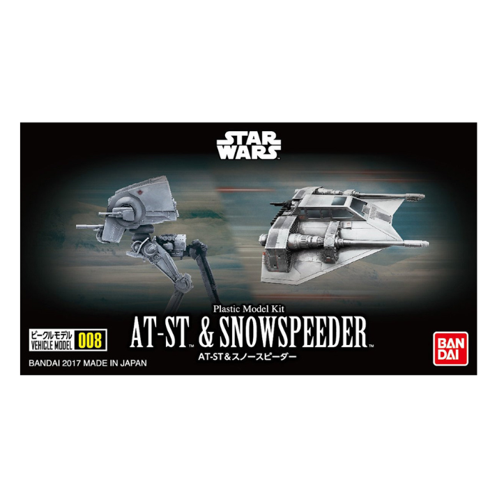 Bandai Star Wars AT-ST & Snowspeeder, Vehicle Model 008 - 1/144