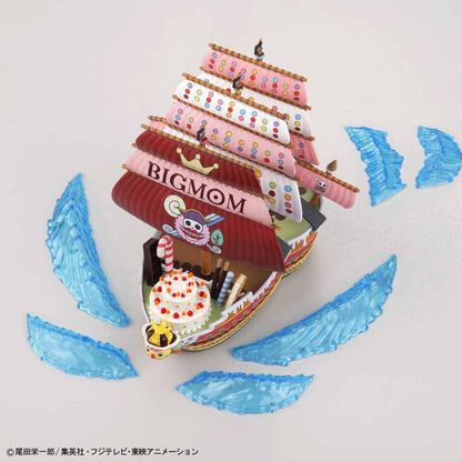 Bandai: One Piece — Grand Ship Collection #13 Queen Mama Chanter | Big Mom Pirates Ship | Snap-Fit Model Kit