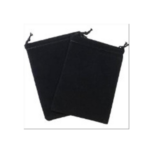 Chessex Dice Bag Suedecloth (S) Black 4" x 5 1/2 (CHX 02378)