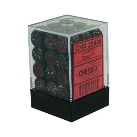 Chessex Speckled 12mm d6 Space/Block Dice Set of 36 – Hobby Collectors Australia
