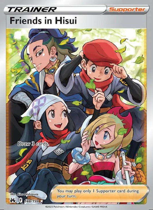 Image of Friends in Hisui Crown Zenith (CRZ) #148