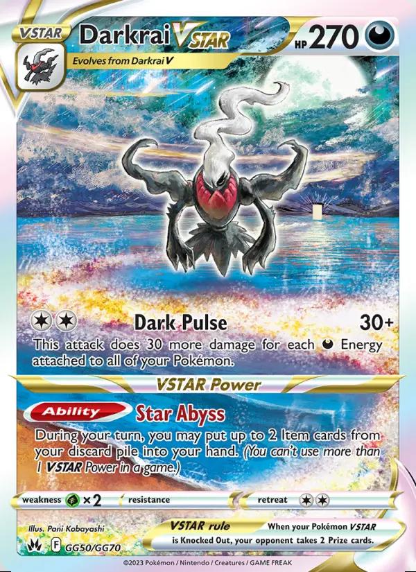 Image of Darkrai VSTAR Crown Zenith (CRZ) #GG50