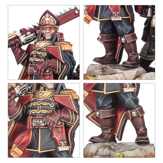 Warhammer 40,000: Astra Militarum — Ciaphas Cain & Ferik Jurgen | Multipart Plastic Kit | Limited