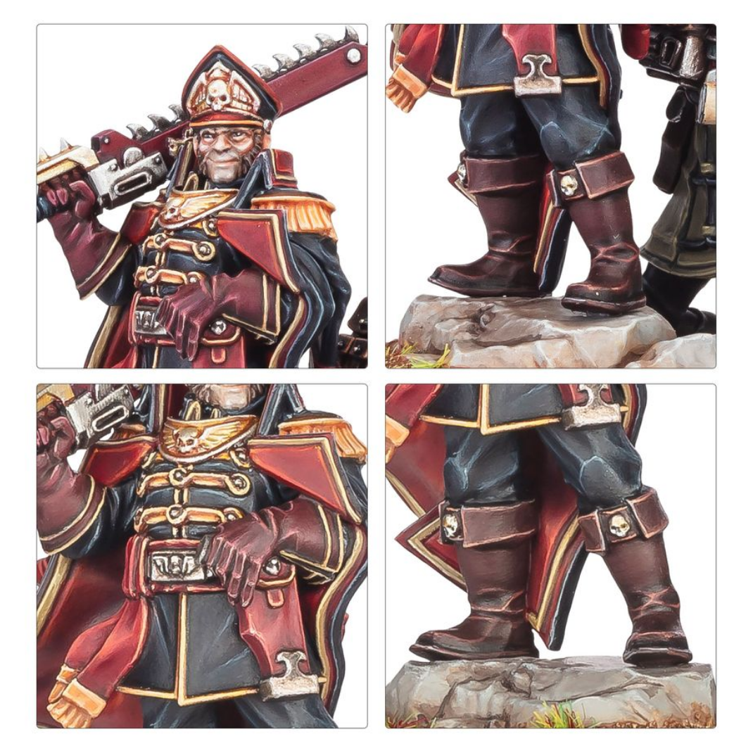 Warhammer 40,000: Astra Militarum — Ciaphas Cain & Ferik Jurgen | Multipart Plastic Kit | Limited