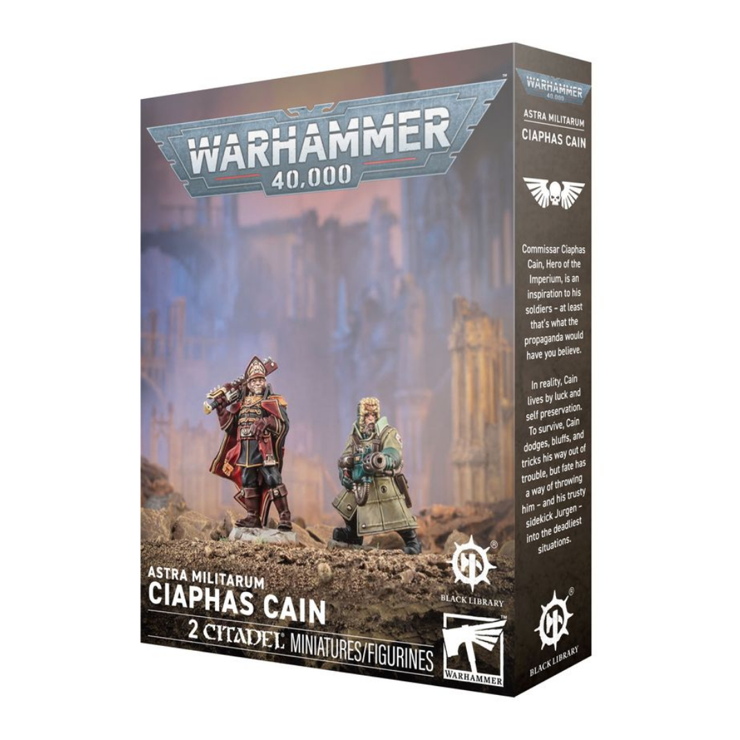 Warhammer 40,000: Astra Militarum — Ciaphas Cain & Ferik Jurgen | Multipart Plastic Kit | Limited