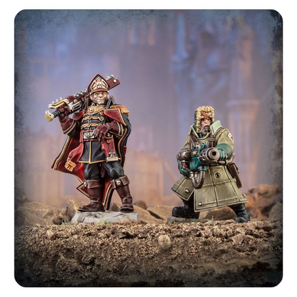 Warhammer 40,000: Astra Militarum — Ciaphas Cain & Ferik Jurgen | Multipart Plastic Kit | Limited
