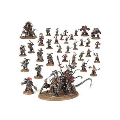Warhammer 40,000: Battleforce — Chaos Space Marines Warband | 34 Miniatures | Lord Discordant + More