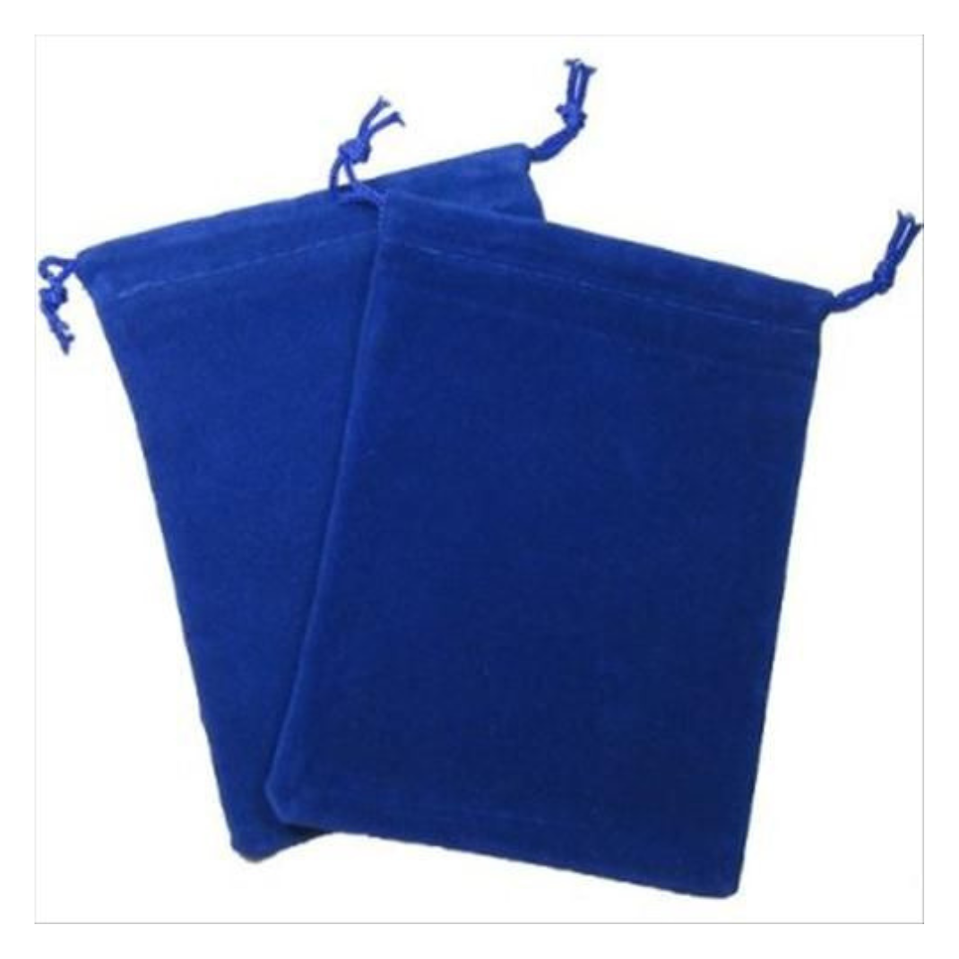 Chessex Dice Bag Suedecloth (S) Royal Blue 4" x 5 1/2 (CHX 02376)