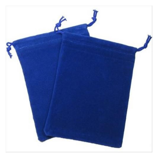 Chessex Dice Bag Suedecloth (S) Royal Blue 4" x 5 1/2 (CHX 02376)
