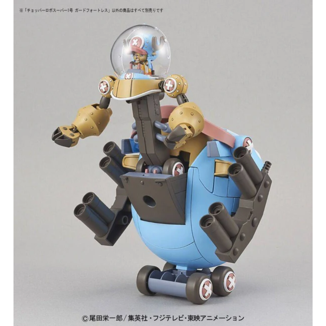 Bandai One Piece: Chopper Robo Super 1 — Guard Fortress | Model Kit | Forms King Brain Head