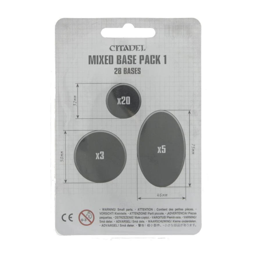 Citadel Mixed Base Pack 1 – assorted miniature bases for Warhammer and tabletop models