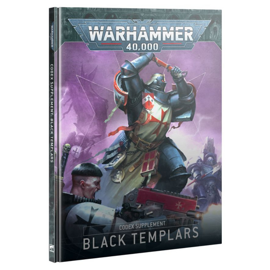 Warhammer 40,000 Black Templars Codex Supplement on a white background