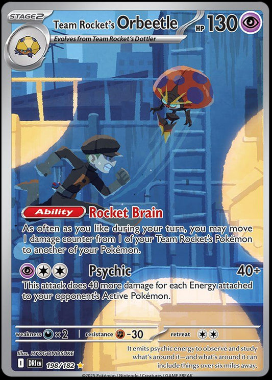 Image of Team Rockets Orbeetle Destined Rivals (DRI) #198