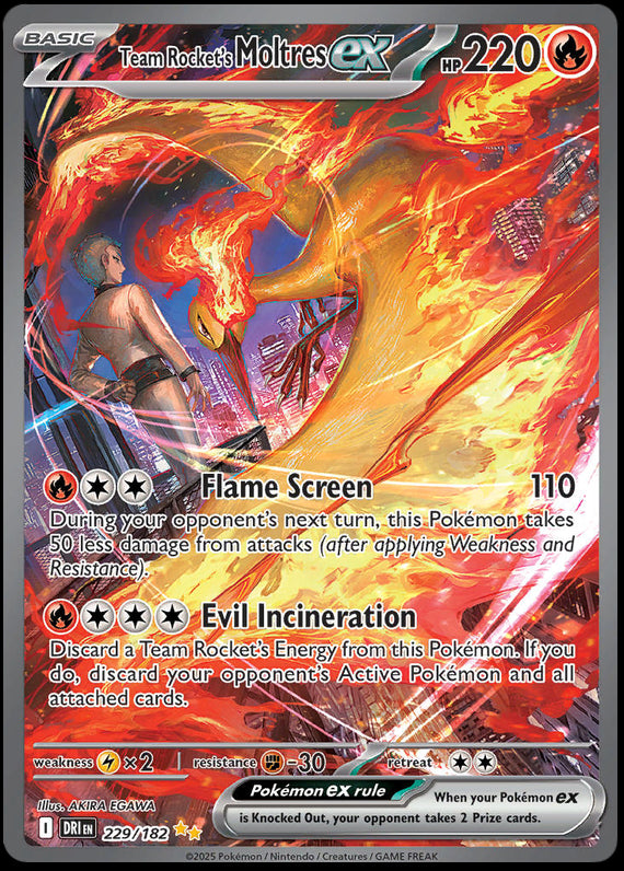 Image of Team Rockets Moltres ex Destined Rivals (DRI) #229