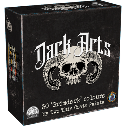 Two Thin Coats Dark Arts paint set box packaging
