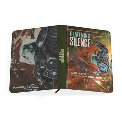 Ultimate Guard Zipfolio 360 XenoSkin — MTG: Edge of Eternities | Deafening Silence | 18-Pocket Binder