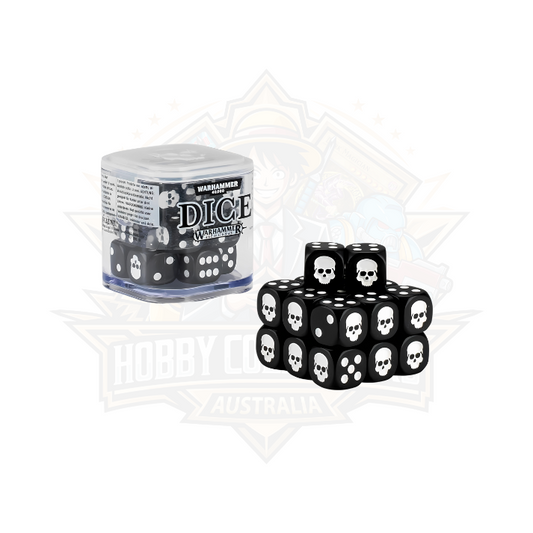 Warhammer Dice Cube Set (Black)