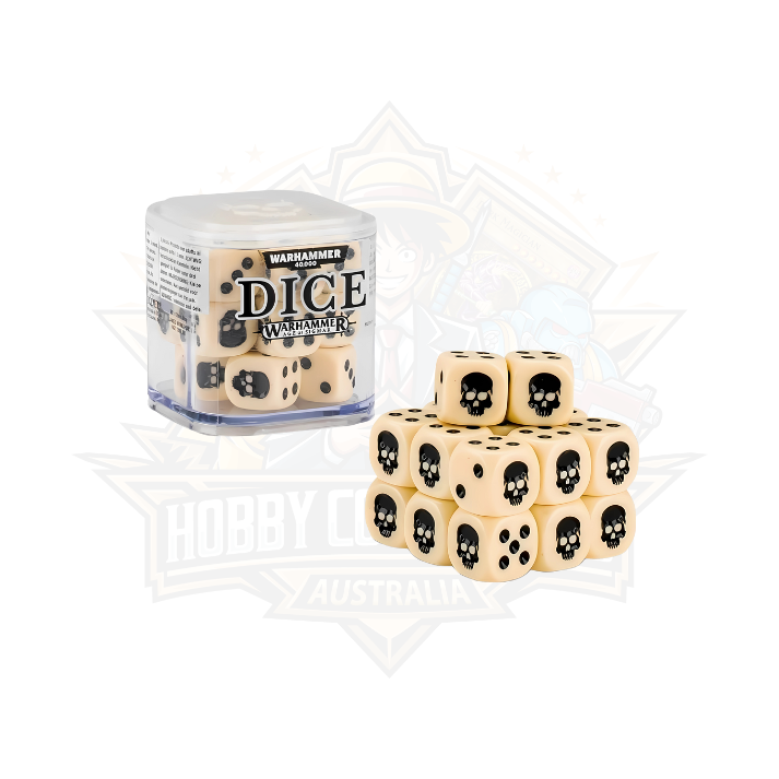 Warhammer Dice Cube Set (Bone / Ivory)