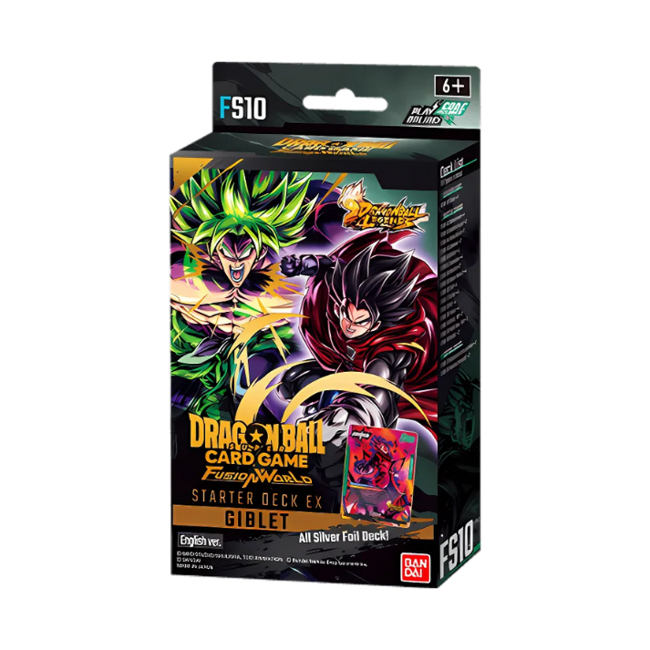 Dragon Ball Super Fusion World Starter Deck FS10 – Giblet edition with silver foil cards and digital bonus