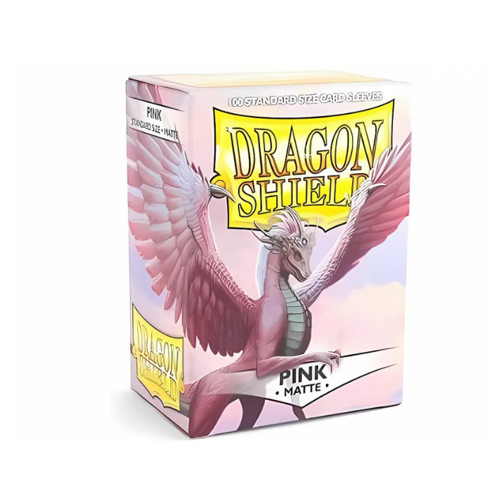 Dragon Shield: Pink - Matte Sleeves - Standard Size (100 Count)