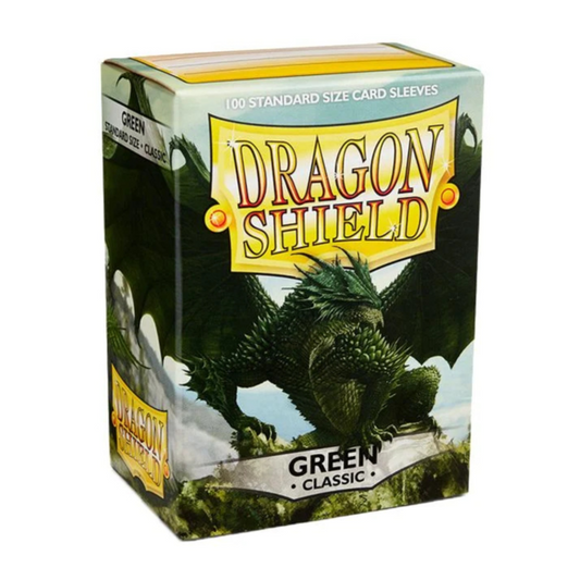 Dragon Shield Sleeves – Classic – Green (100ct) | Durable TCG Card Protection
