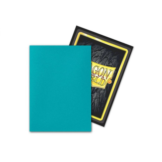 Dragon Shield — Matte Dual Sleeves: Glacier (Miniom) | 100ct | Standard Size | Black Interior