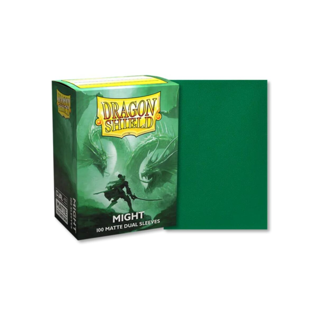 Dragon Shield Matte Dual Sleeves Might Rowanite Creed 100ct standard size 63x88mm black interior PVC-free archival safe - Hobby Collectors Australia