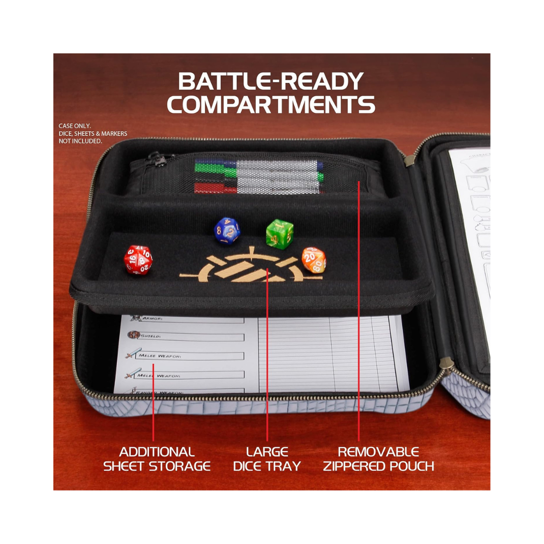 Premium Enhance Tabletop RPG carrying case for Dungeons & Dragons and role-playing games