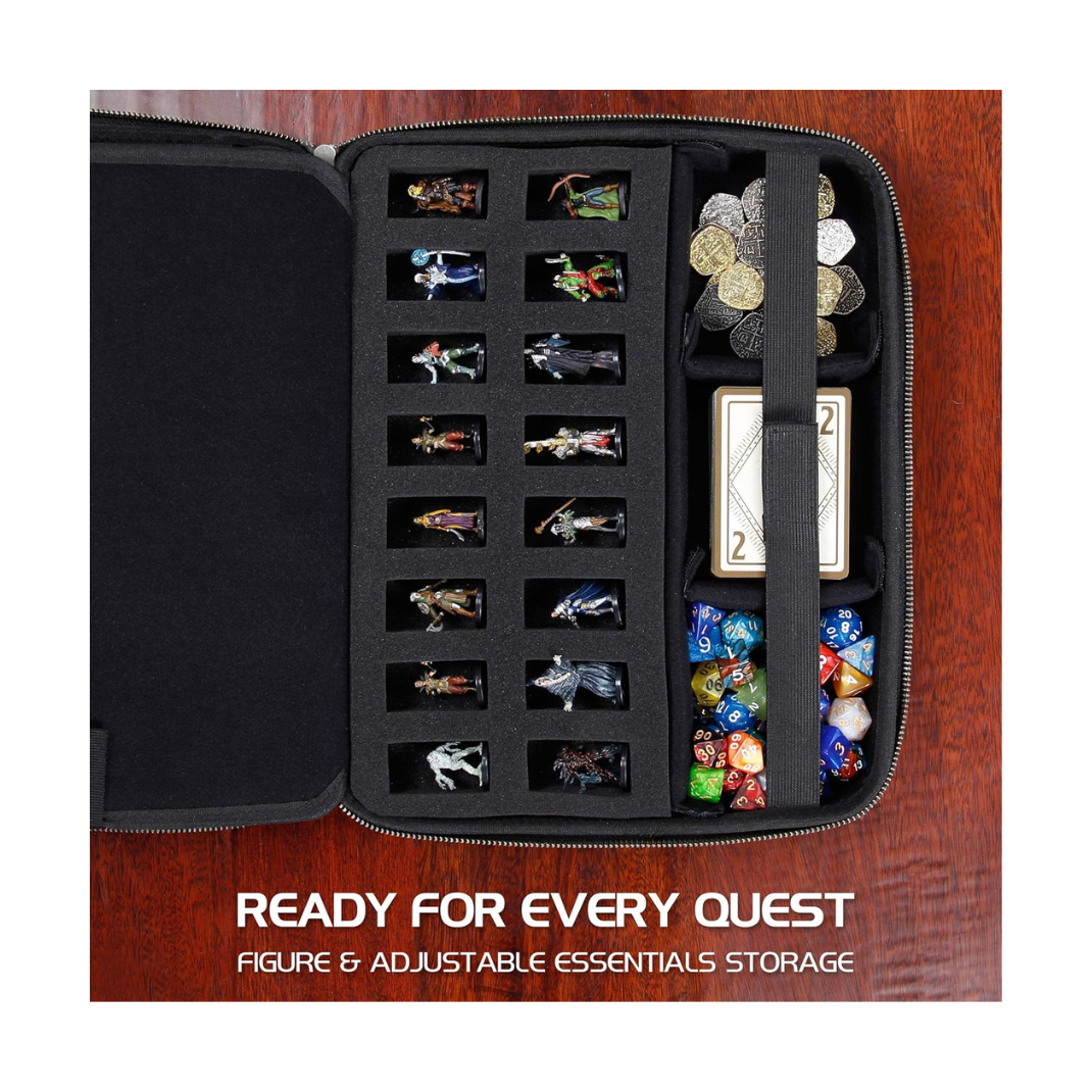 Premium Enhance Tabletop RPG carrying case for Dungeons & Dragons and role-playing games