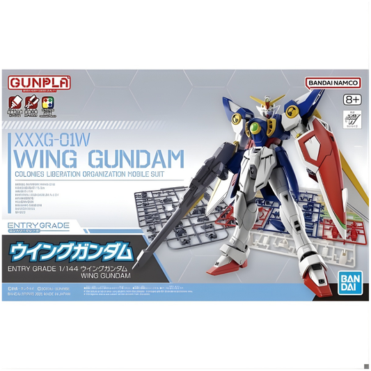 Bandai Entry Grade 1/144 Wing Gundam XXXG-01W model kit G5068706 front view